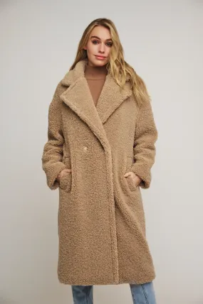 Elicia Teddy Double Breasted Coat