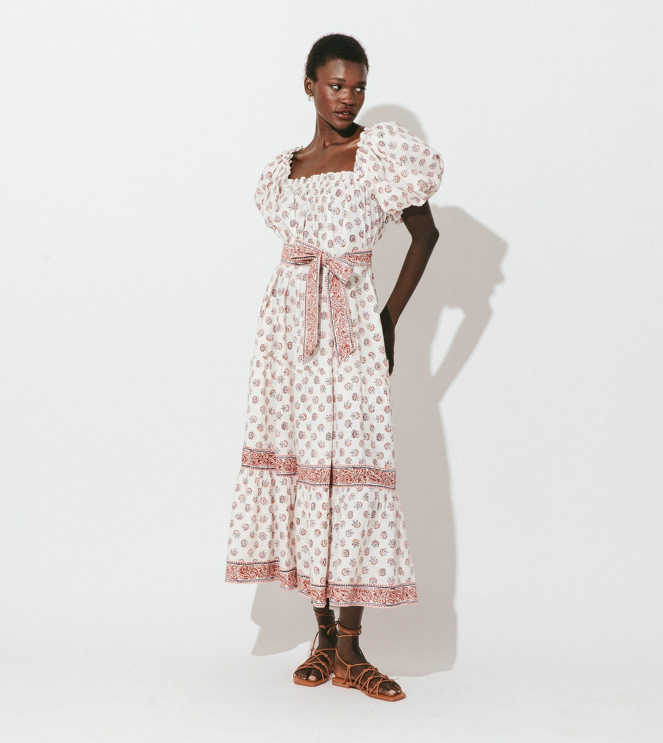 Elisa Midi Dress | Belize Blossom