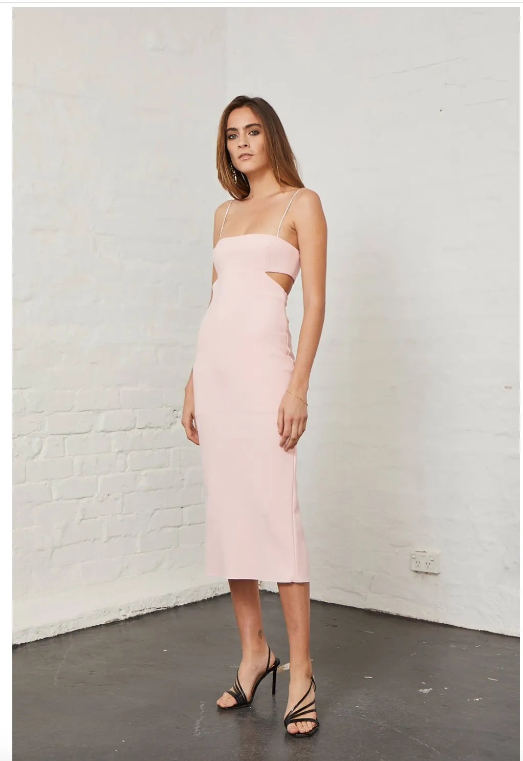 ELLE CUT OUT MIDI DRESS