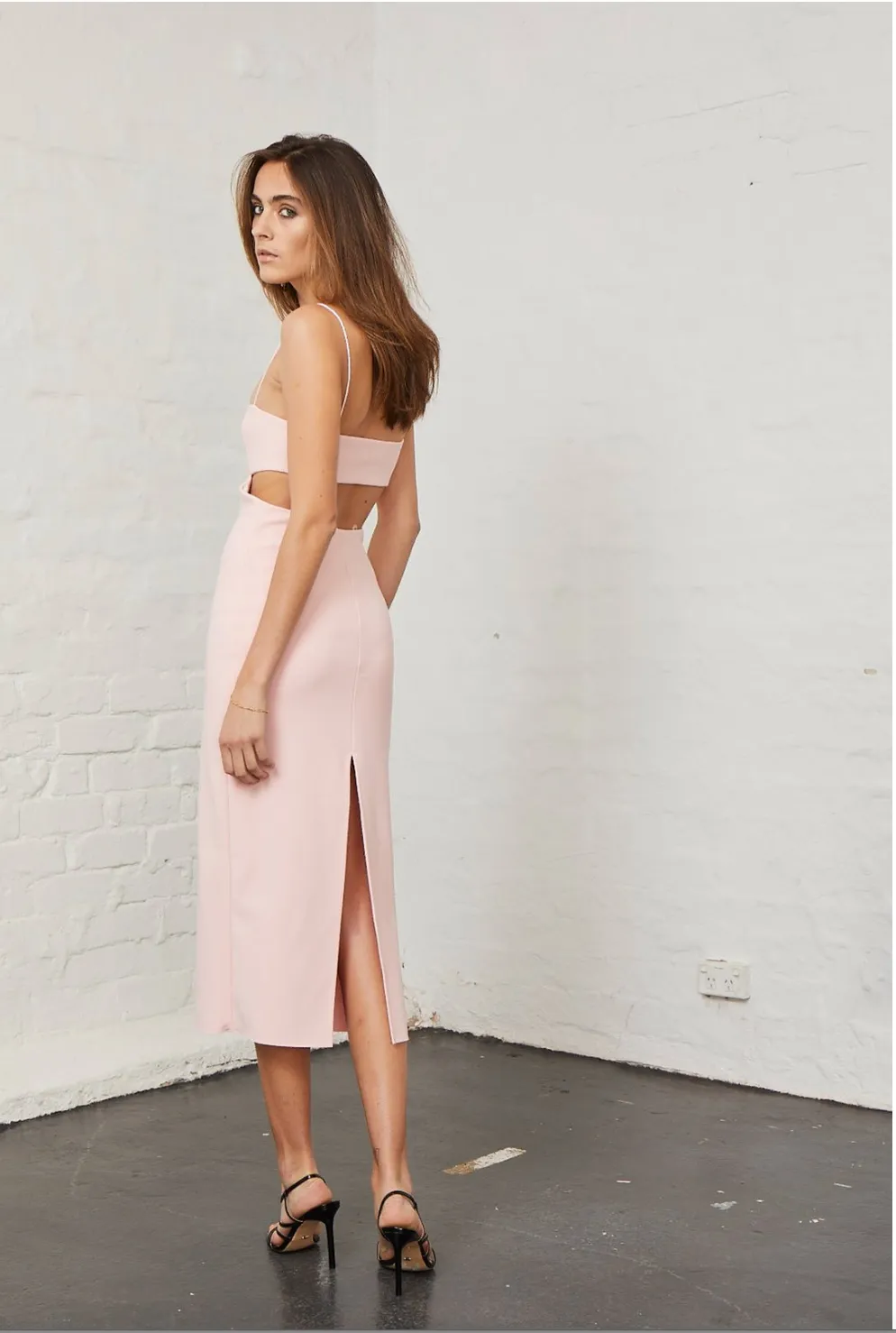 ELLE CUT OUT MIDI DRESS