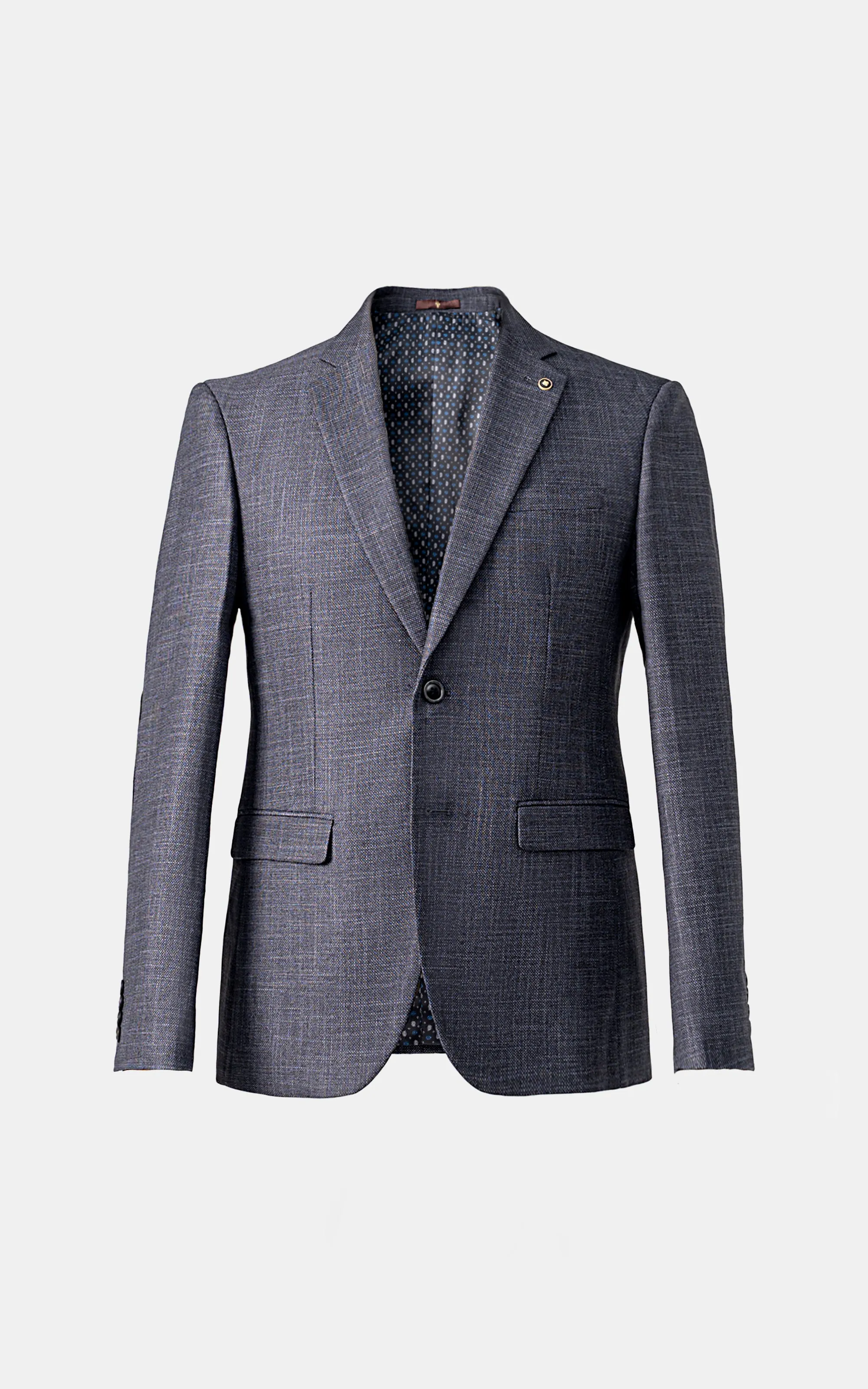 EXECUTIVE TAILORED MEN'S COAT BLUE GREY