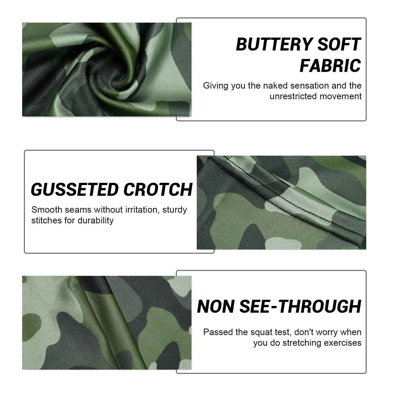 Funki Buys | Pants | Women's Army Green Camouflage Leggings