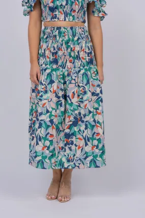 Gilner Farrar Libby Skirt in Magnolia Print