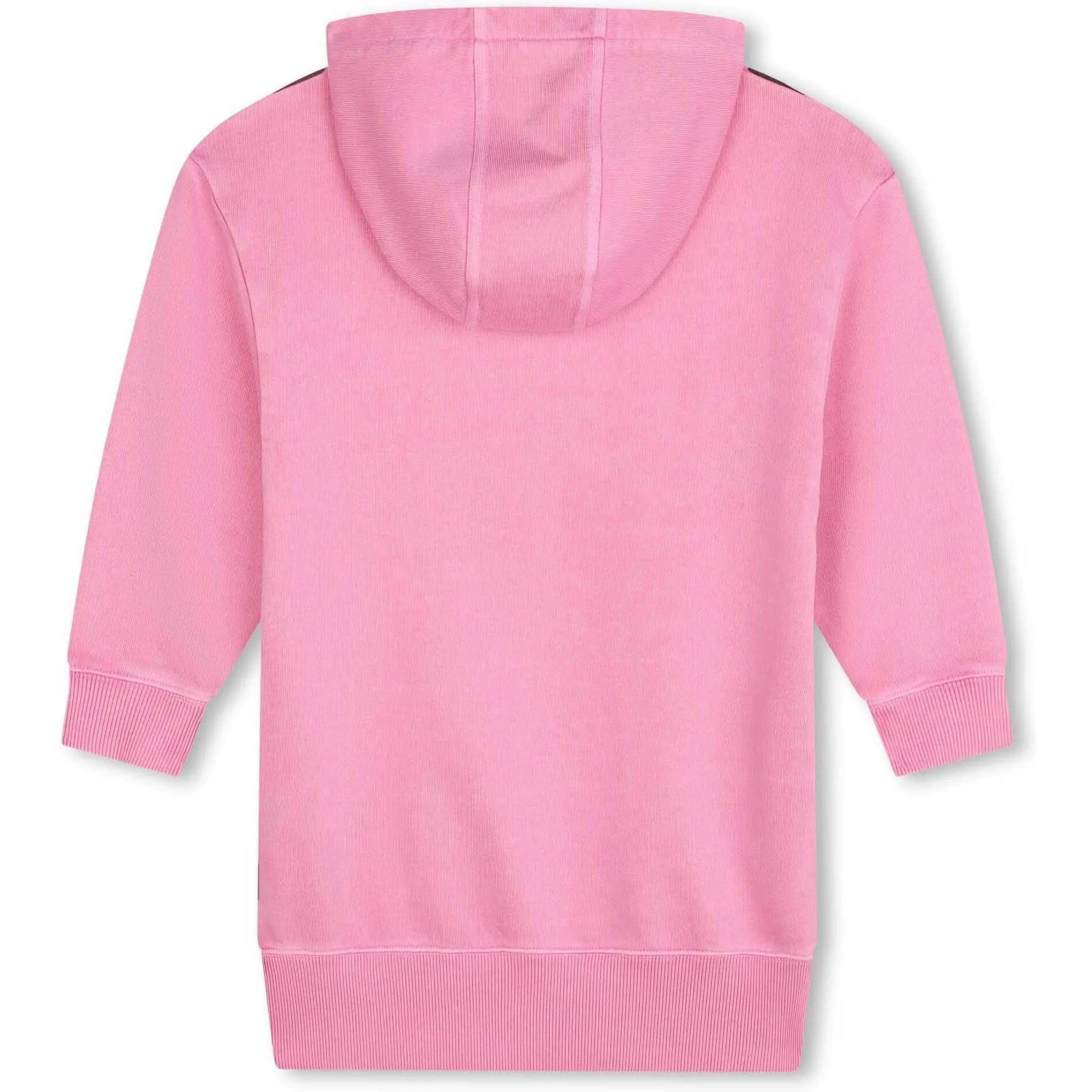 Girls Pink Hooded Dress