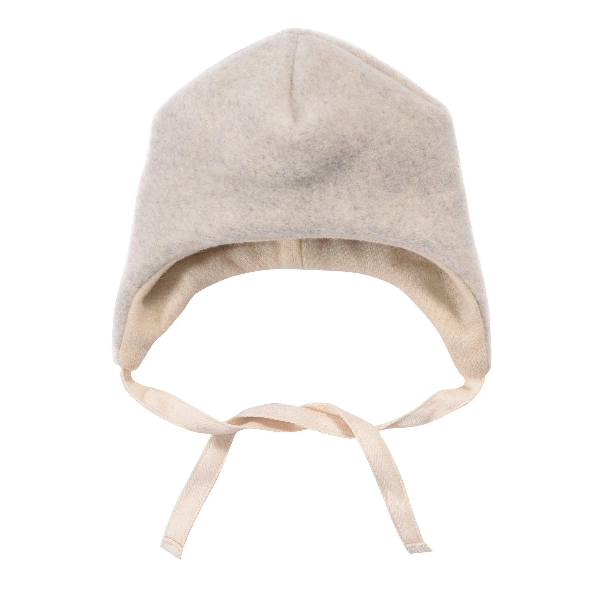 Grey Bear Woolen Baby Hat