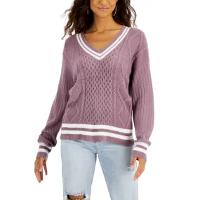 HOOKED UP - Cable-Knit Pullover Sweater