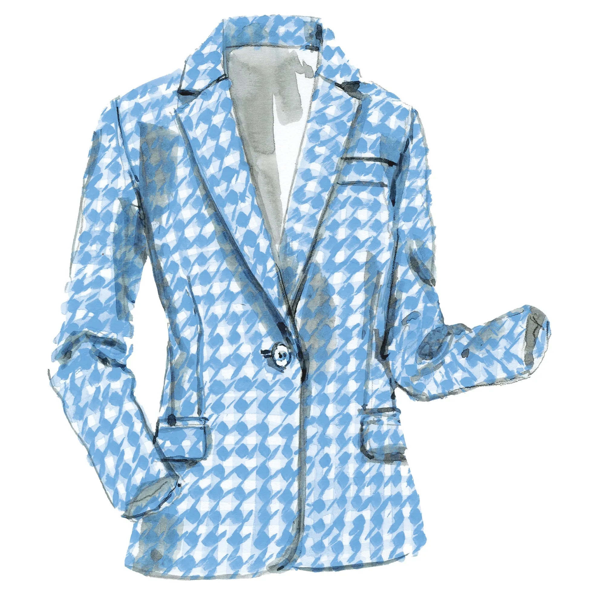 Houndstooth Blazer