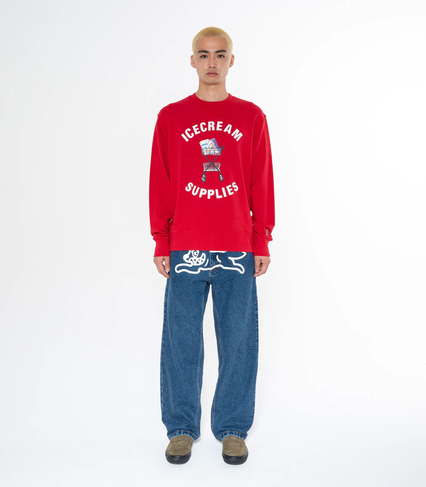 ICECREAM SUPPLIES CREWNECK - RED