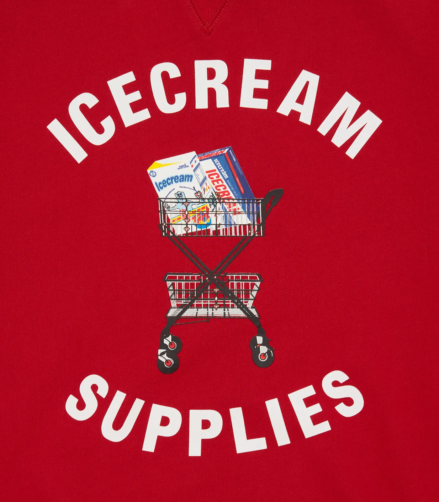 ICECREAM SUPPLIES CREWNECK - RED