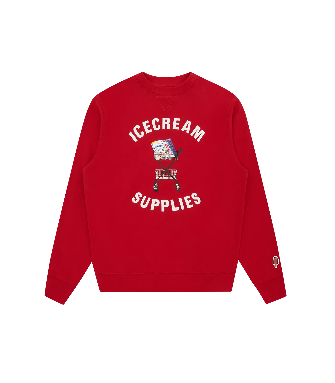 ICECREAM SUPPLIES CREWNECK - RED