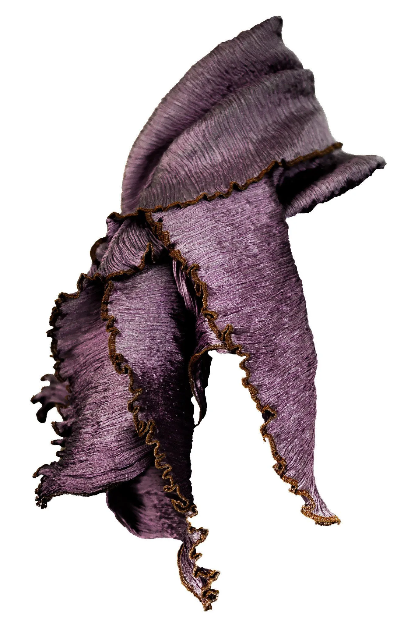 Indulge in Luxury with Our Pure Silk Large Pleated Shawl/ stole in Stunning Colors