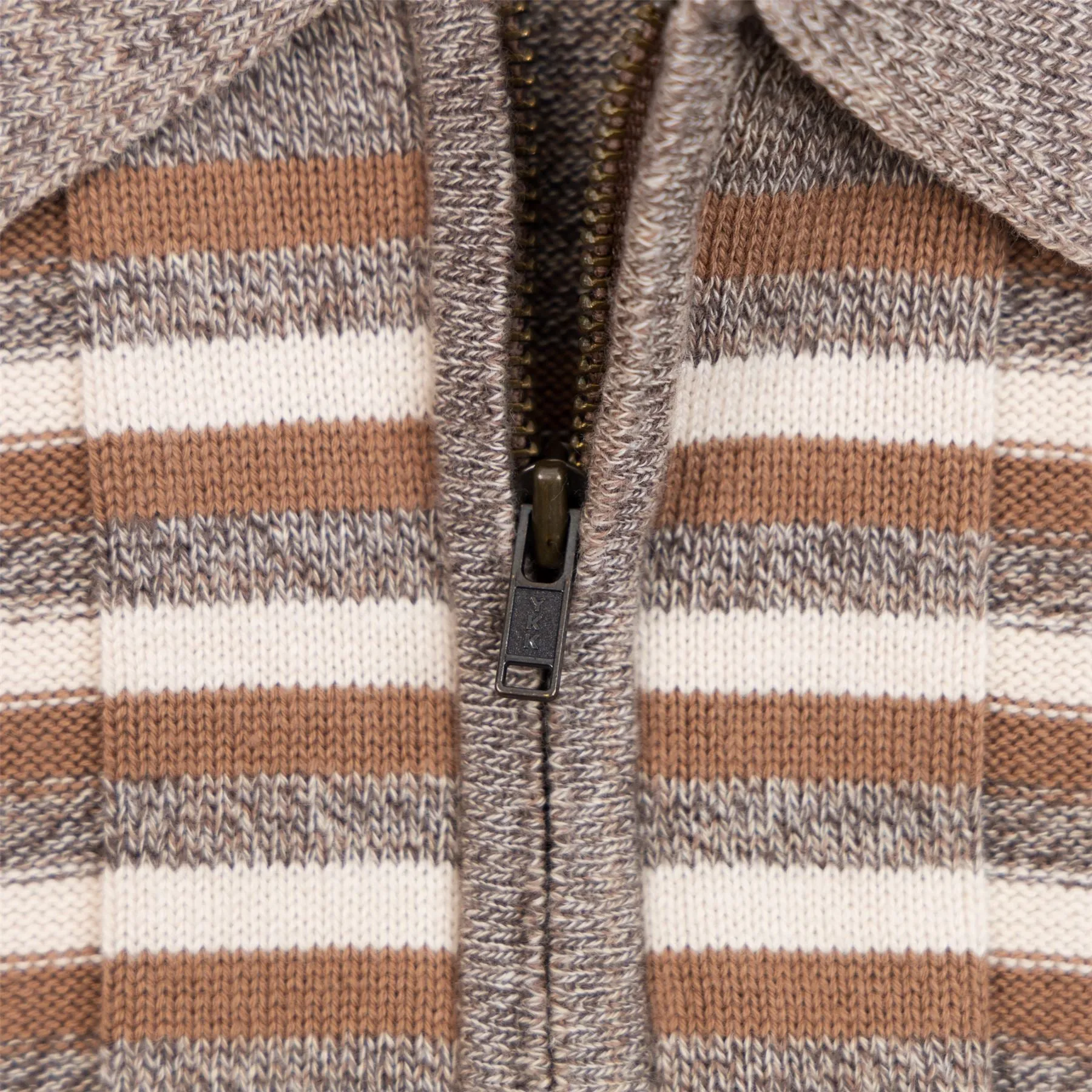 Jarvis Polo Sweater Tan - AW24