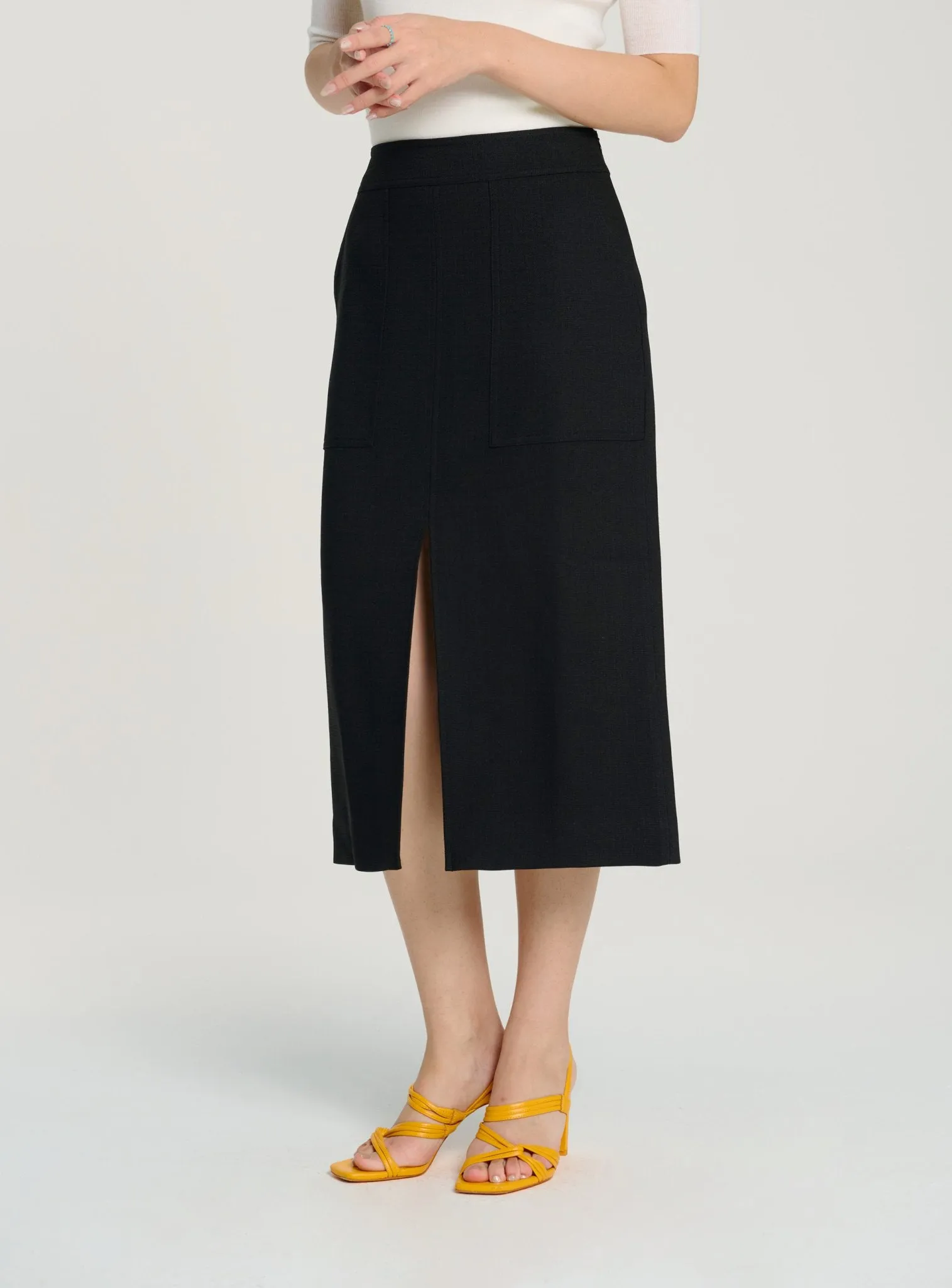 JAS midi skirt (Black)