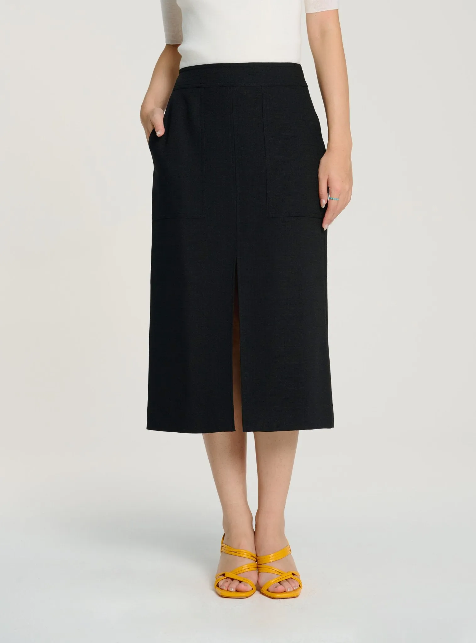 JAS midi skirt (Black)