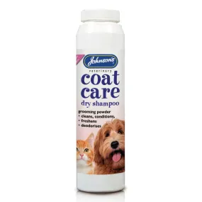 Johnsons Coat Care Dry Shampoo Grooming Powder Baby Powder Scent