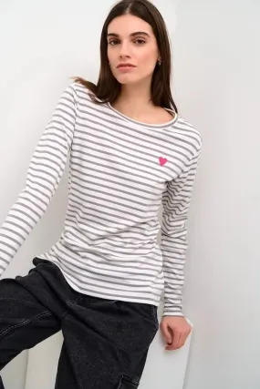 KAFFE Liddy long sleeve T shirt