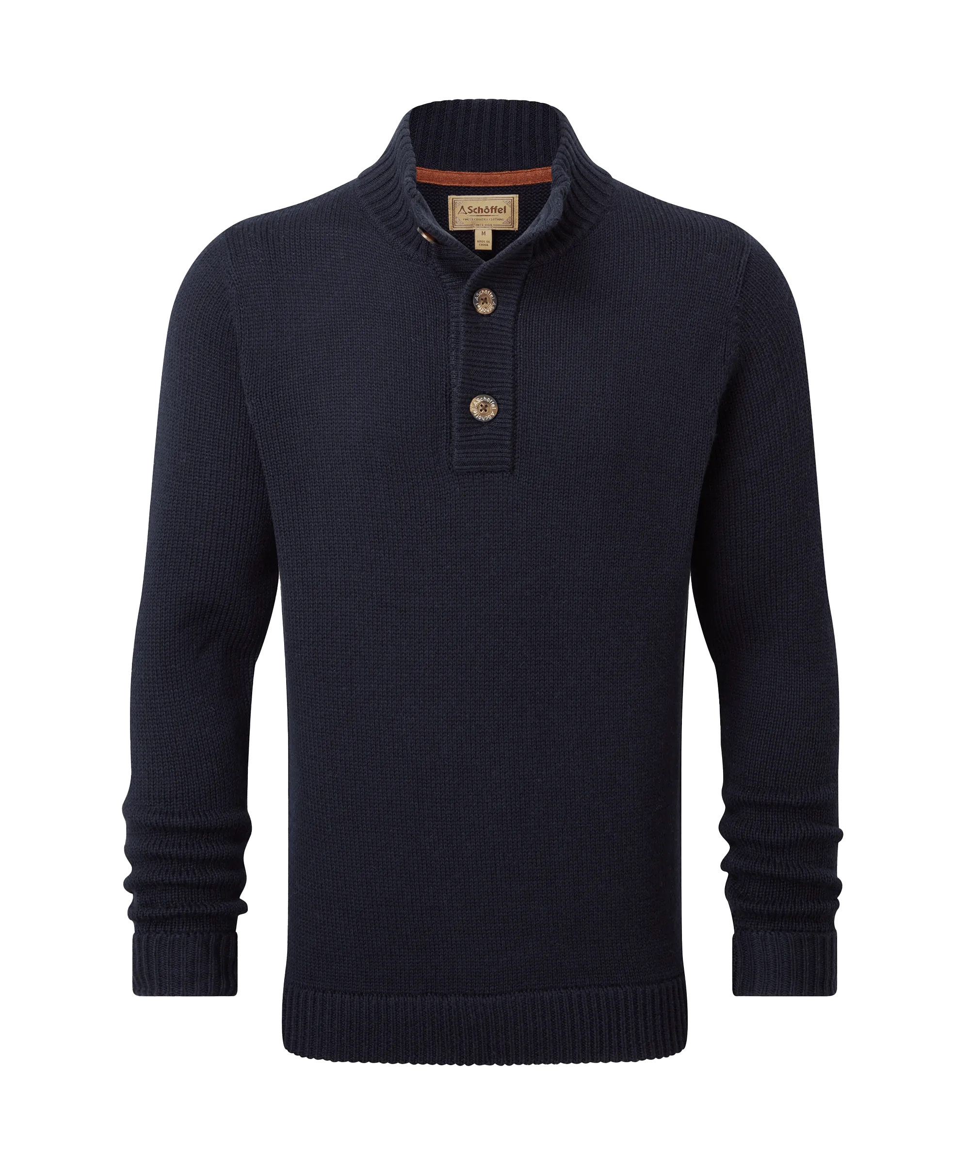 Kenmore Lambswool Mix Jumper - Navy