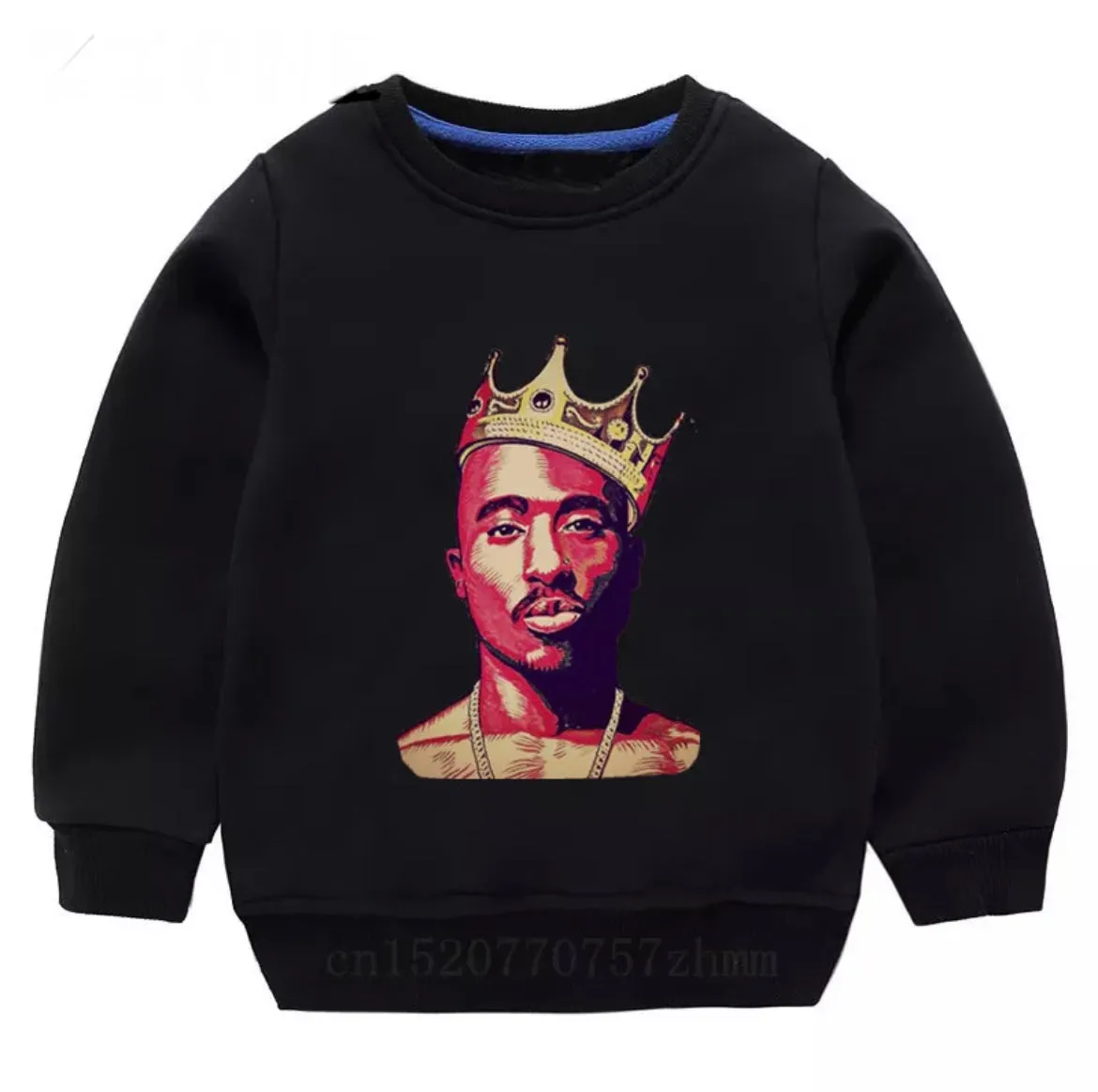 Kids Tupac Crewneck - Crown