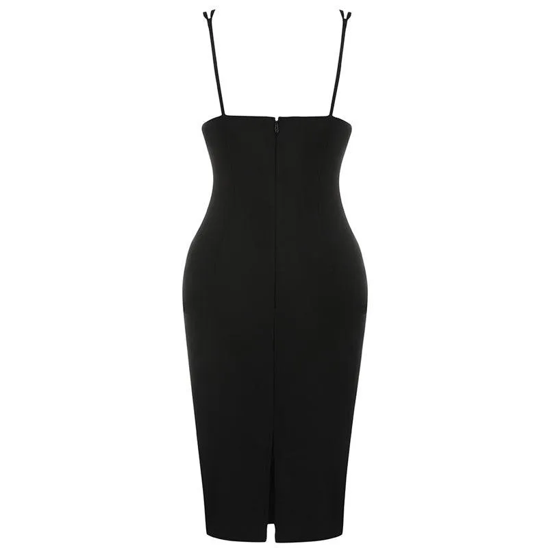 KittenAlarm - Erin Insert Mesh Sleeveless Dress