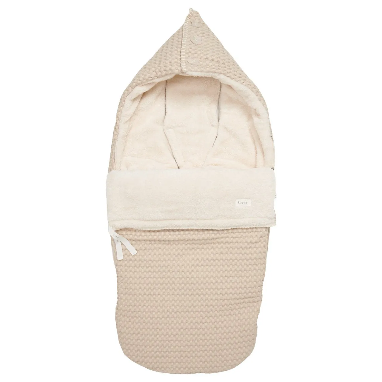 Koeka Buggy Footmuff Waffle Oslo Sand /Pebble