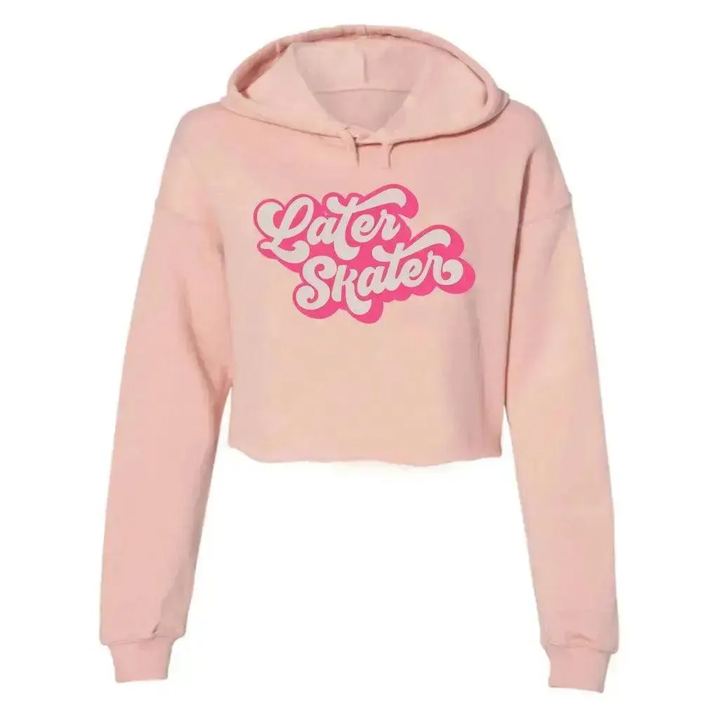 Later Skater Women's Hooded Crop