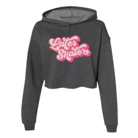 Later Skater Women's Hooded Crop