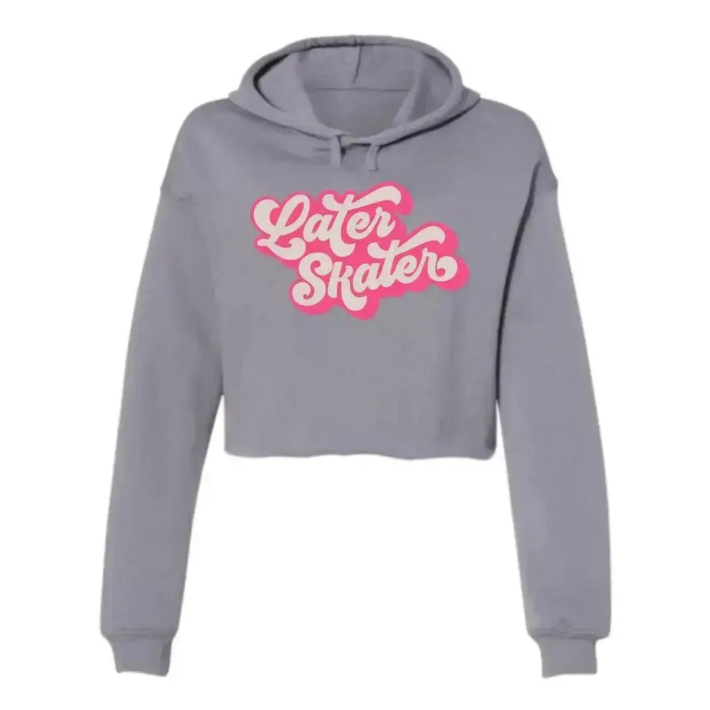 Later Skater Women's Hooded Crop