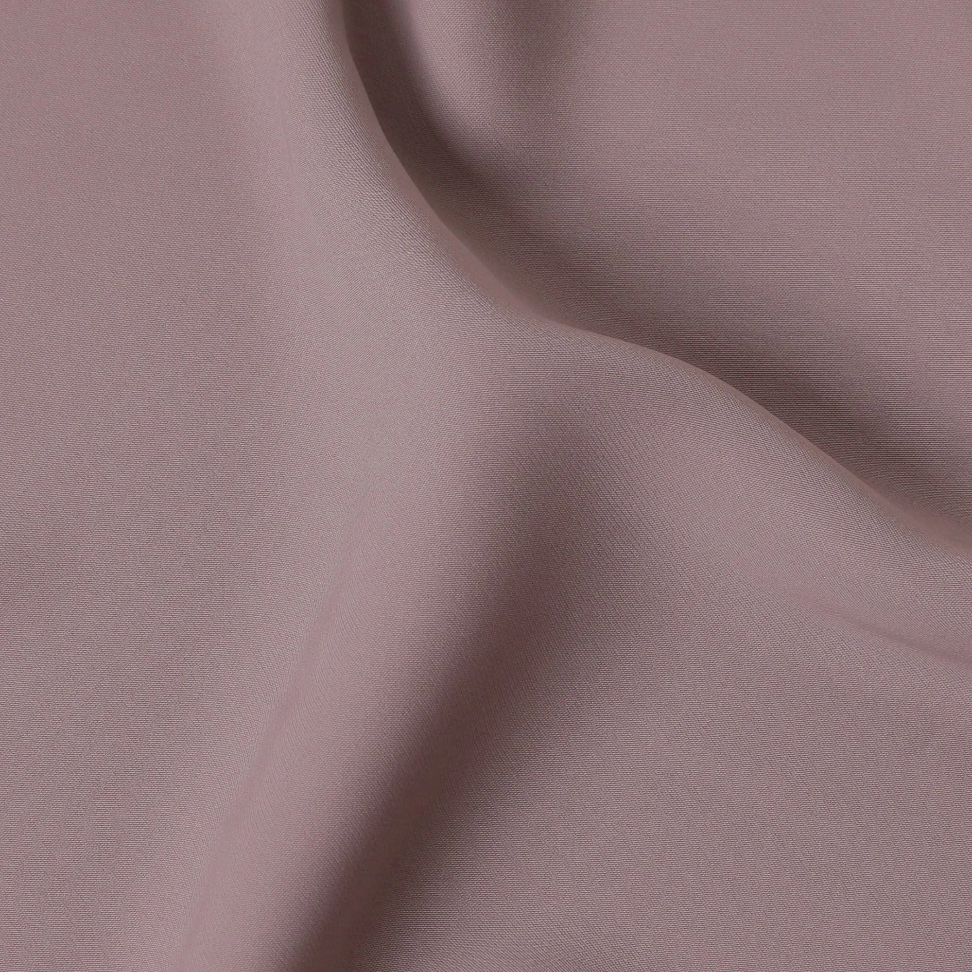 Light plum plain synthetic stretchable barbie crepe fabric-D17022