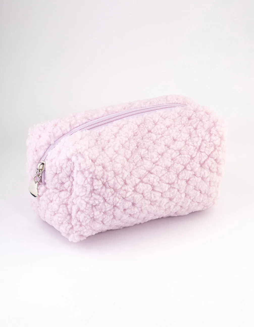 Lilac Teddy Cosmetic Case