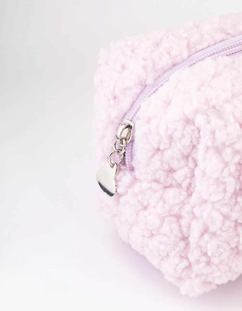 Lilac Teddy Cosmetic Case