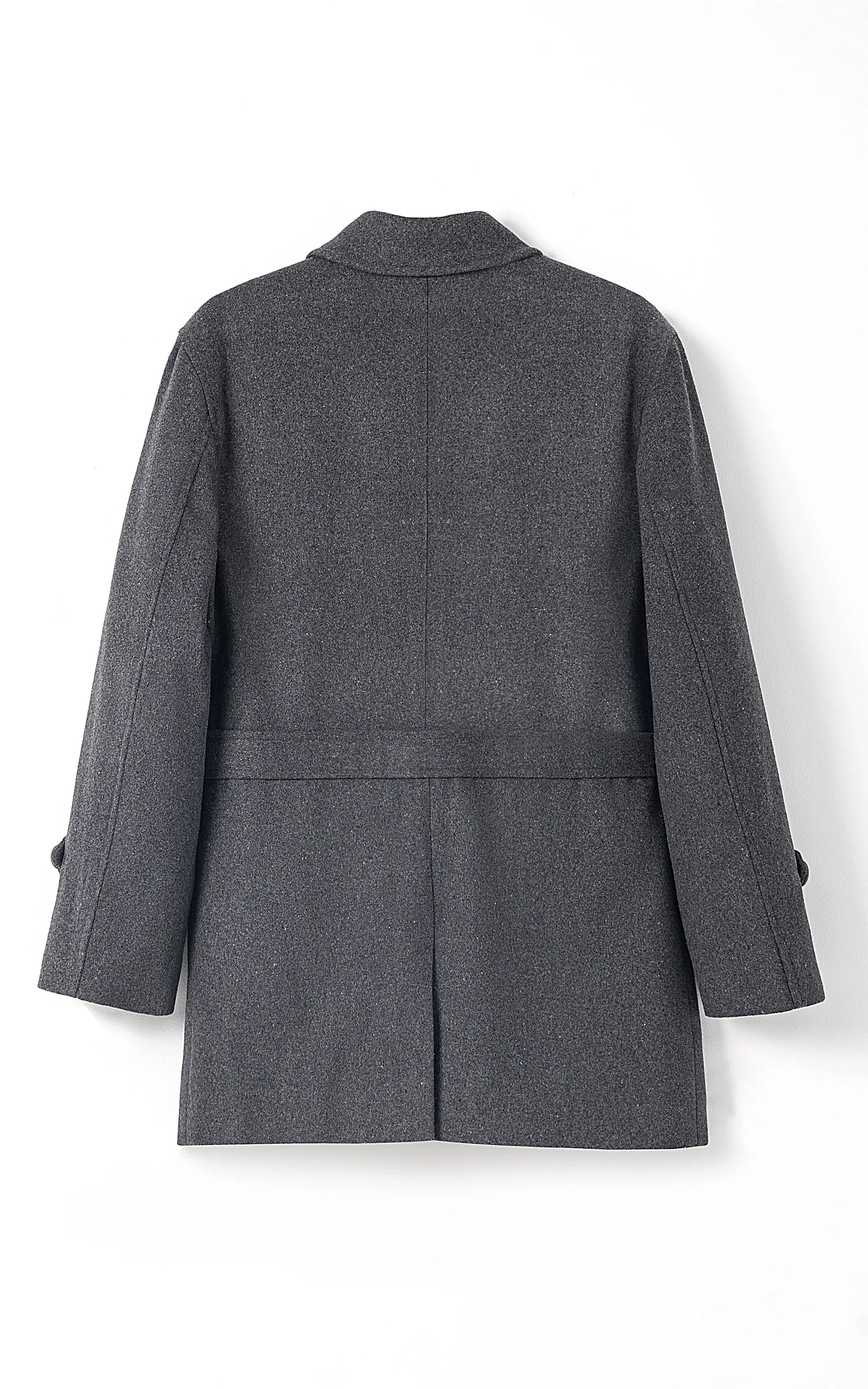 LONG COAT CHARCOAL GREY