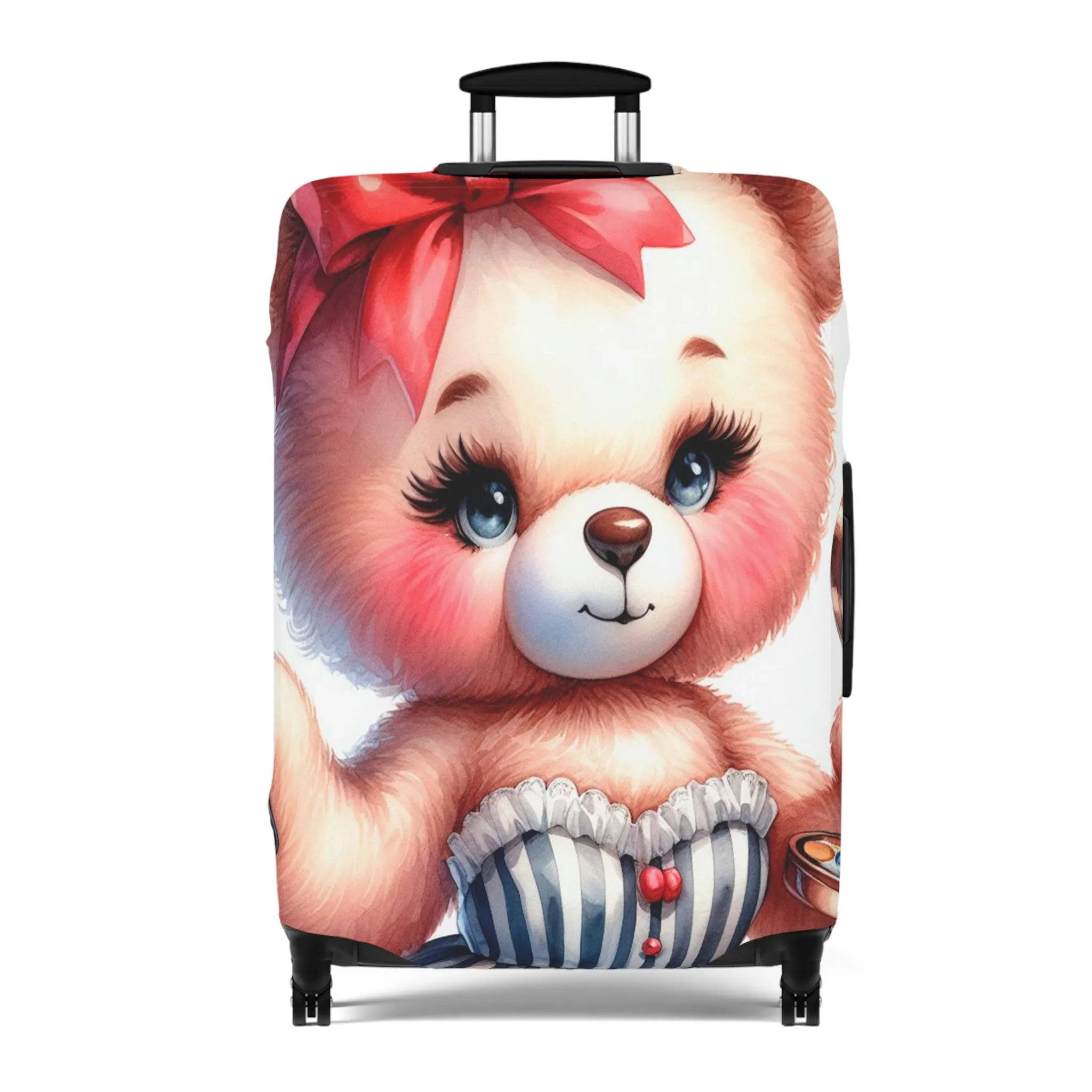 Luggage Cover, Rockabilly, Teddy Bear, awd-3032