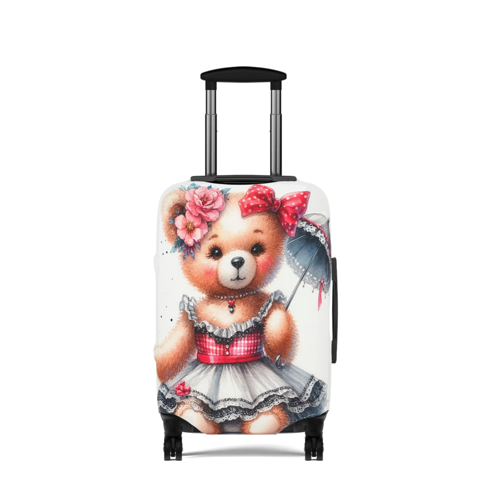 Luggage Cover, Rockabilly, Teddy Bear, awd-3033