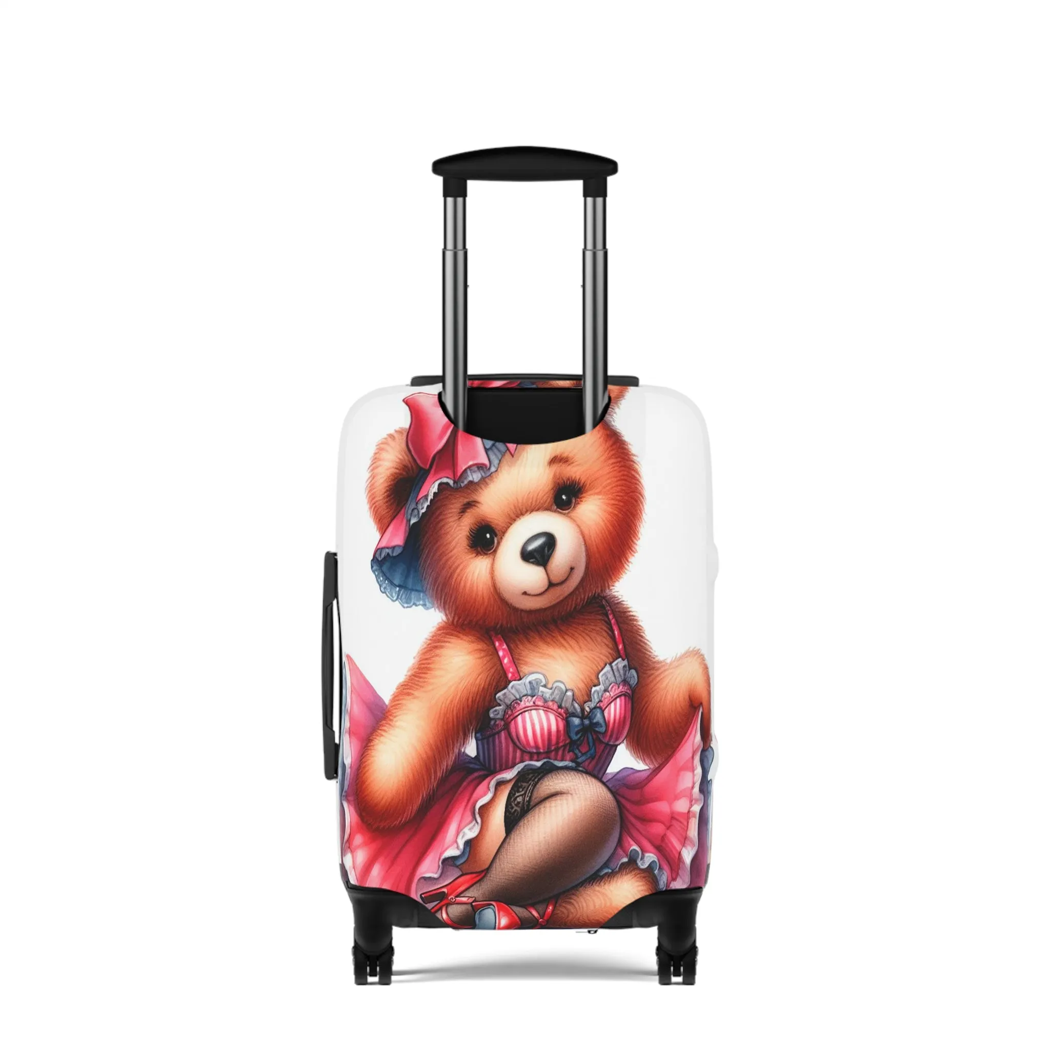 Luggage Cover, Rockabilly, Teddy Bear, awd-3036