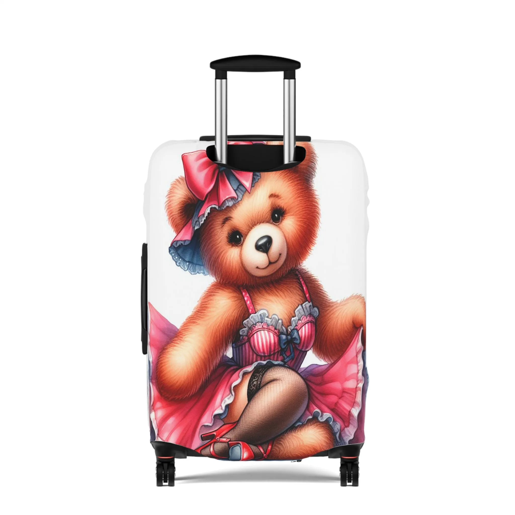 Luggage Cover, Rockabilly, Teddy Bear, awd-3036