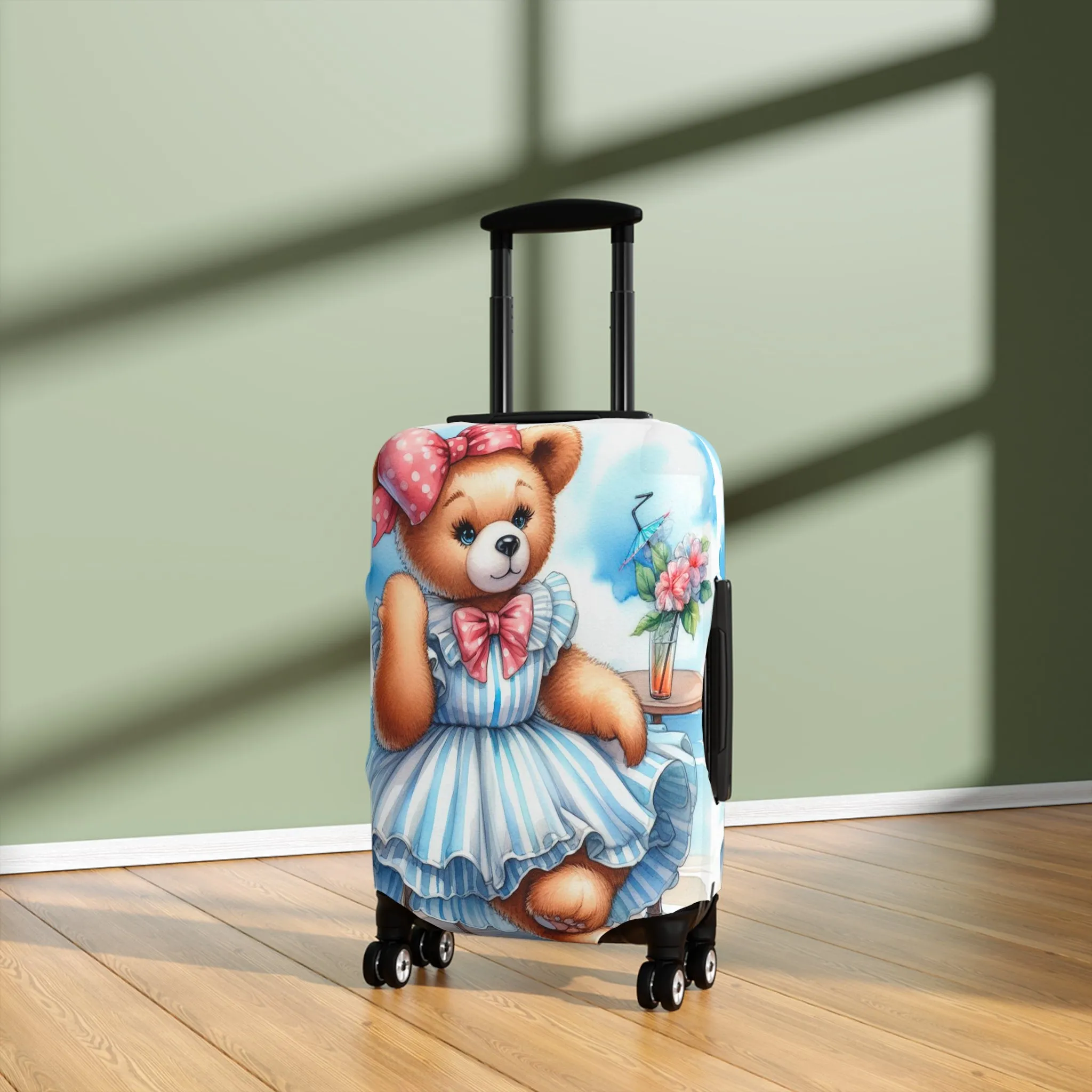 Luggage Cover, Teddy Bear, awd-3030