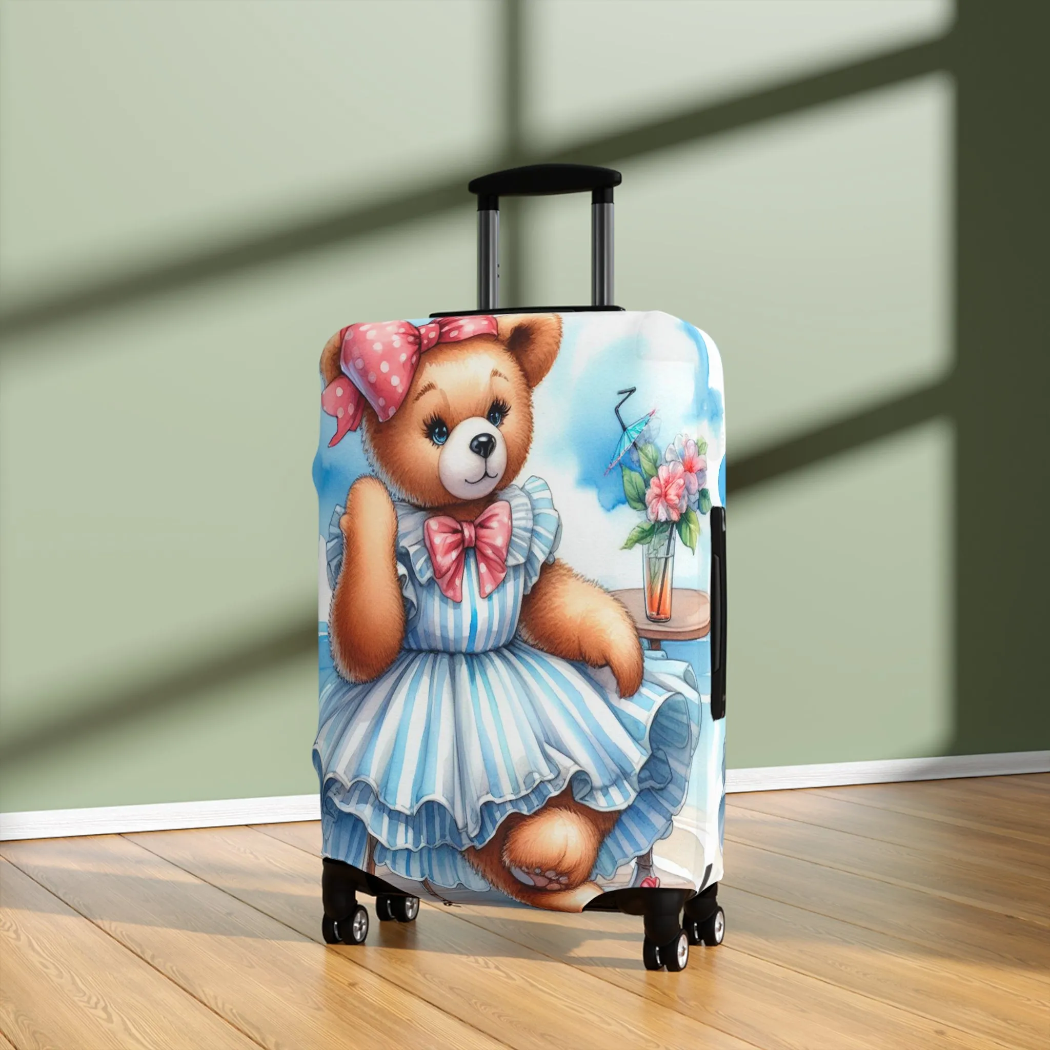 Luggage Cover, Teddy Bear, awd-3030