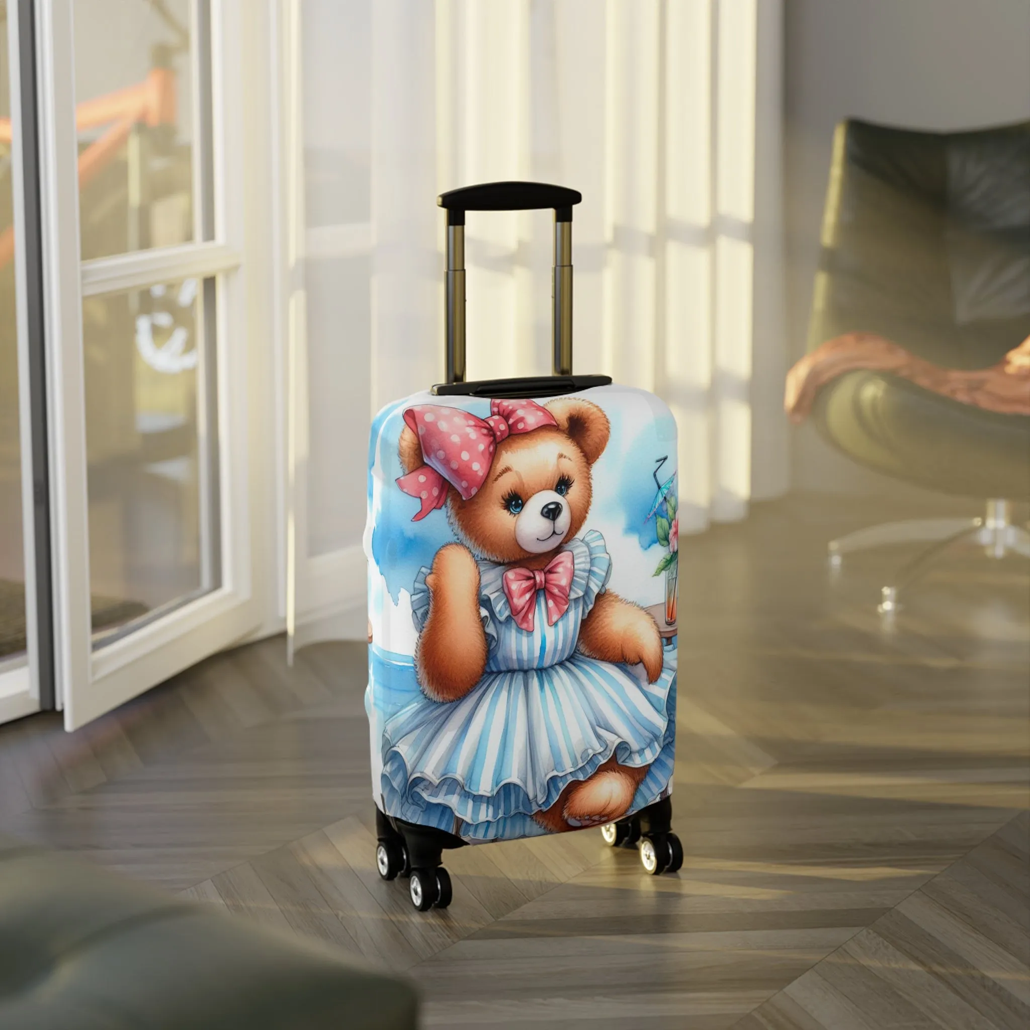 Luggage Cover, Teddy Bear, awd-3030