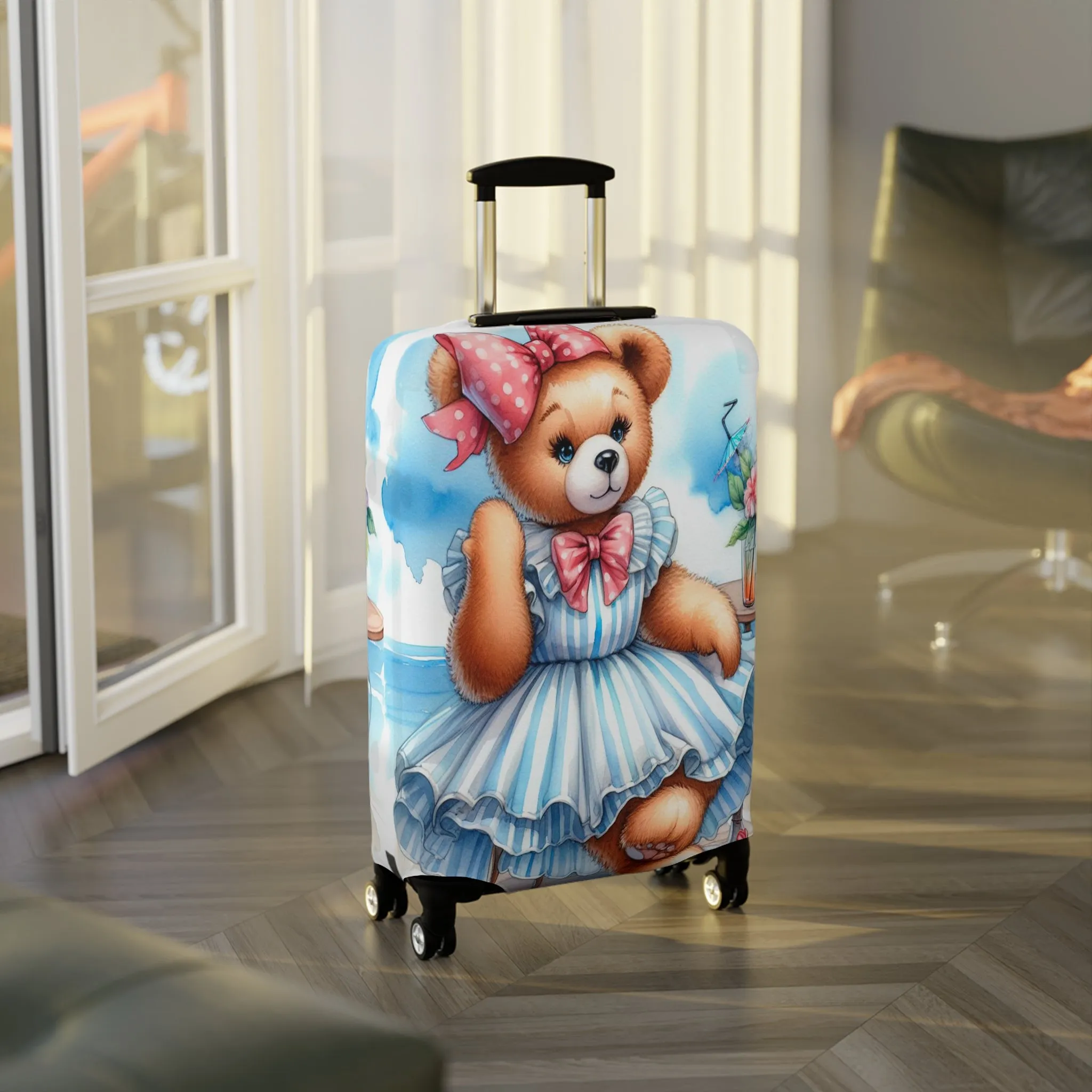 Luggage Cover, Teddy Bear, awd-3030