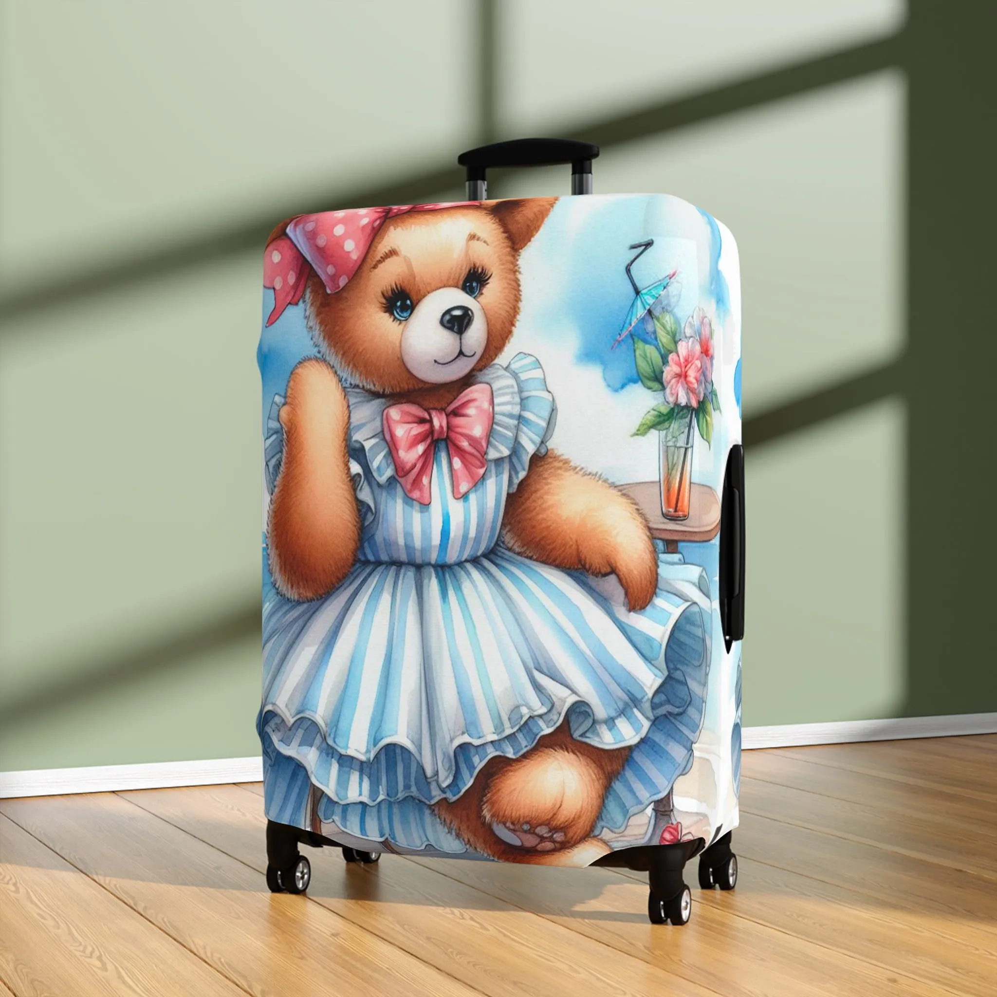 Luggage Cover, Teddy Bear, awd-3030