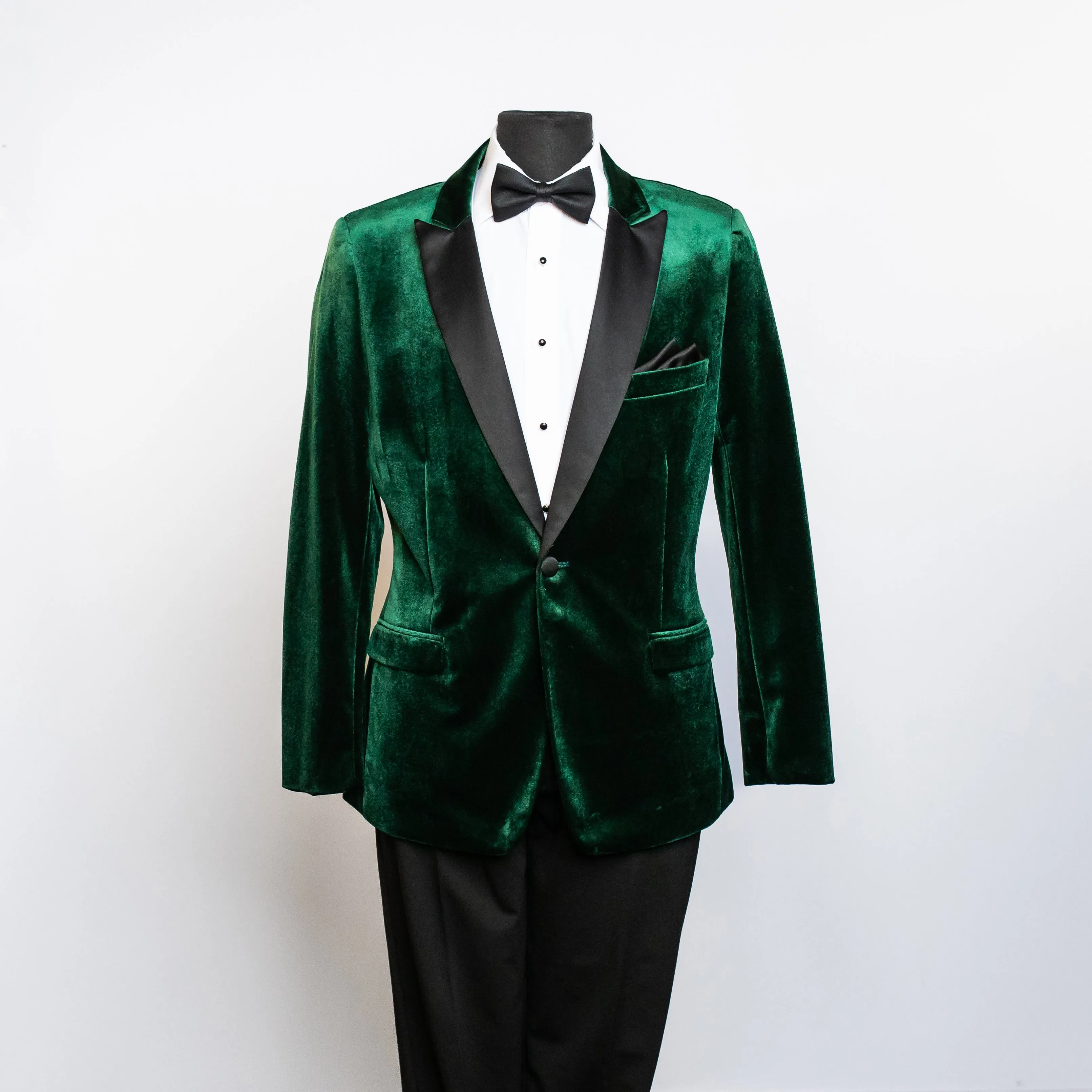 Match Crazy Coat - Green Velvet