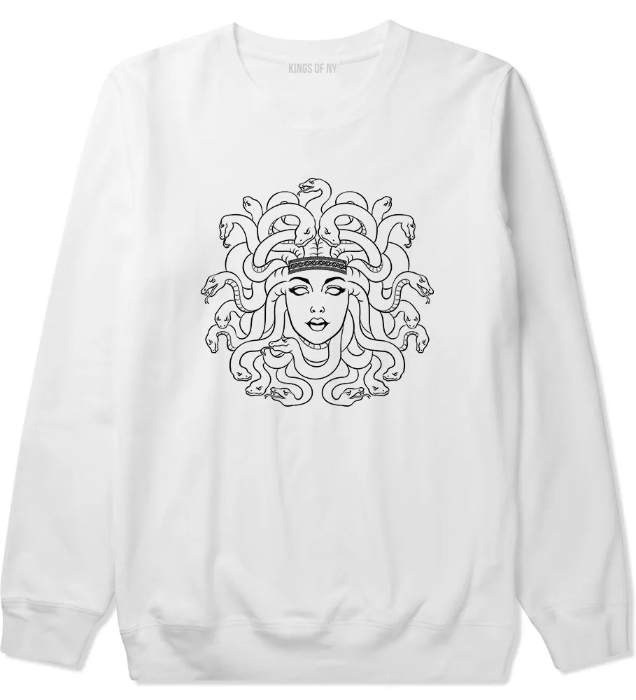 Medusa Head Snakes Mens Crewneck Sweatshirt