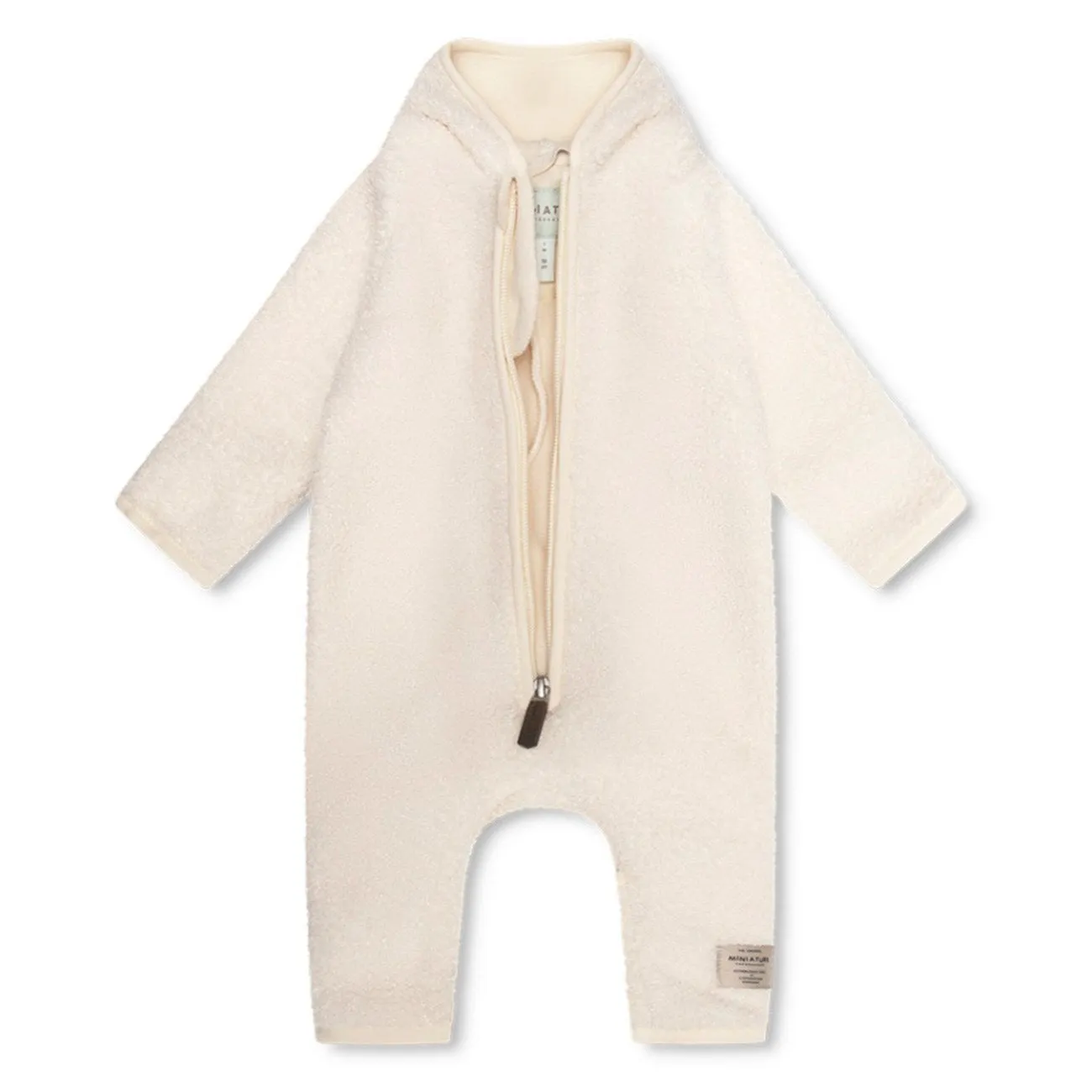 Mini A ture Angora Cream Adel Teddy Fleece Full suit