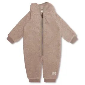 Mini A ture Grey Brown Adel Teddy Fleece Full suit