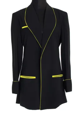 Monochrome - Black Blazer (Neon Yellow)