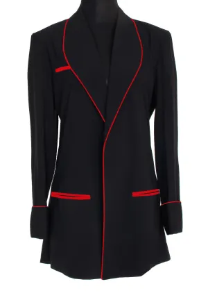 Monochrome - Black Blazer (Red)