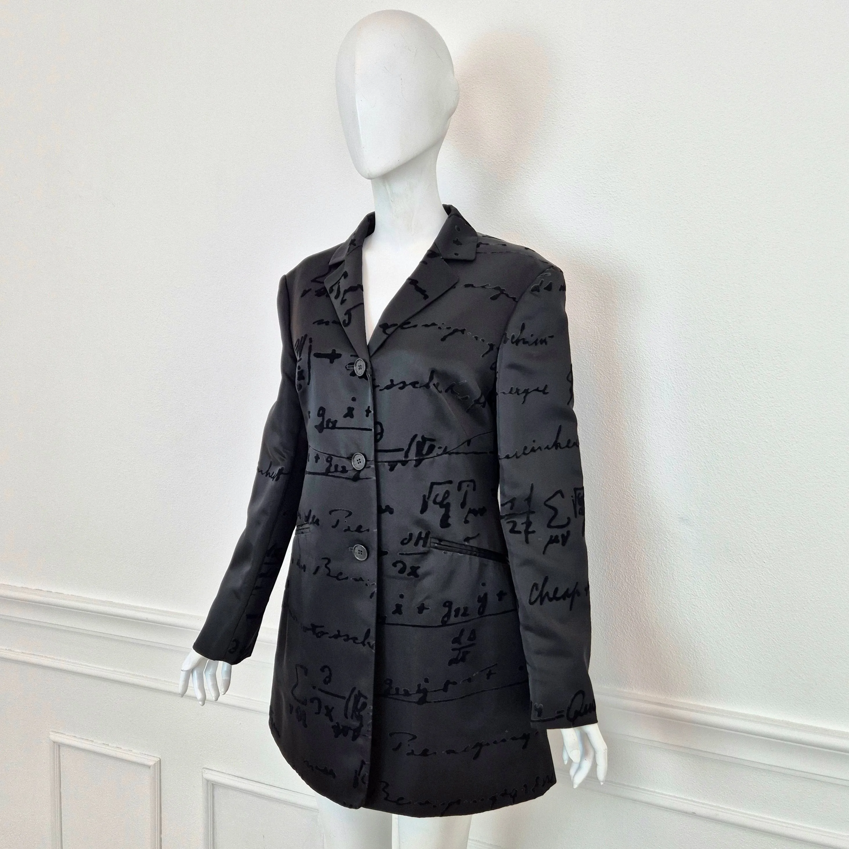 Moschino | Blazer con formule matematiche