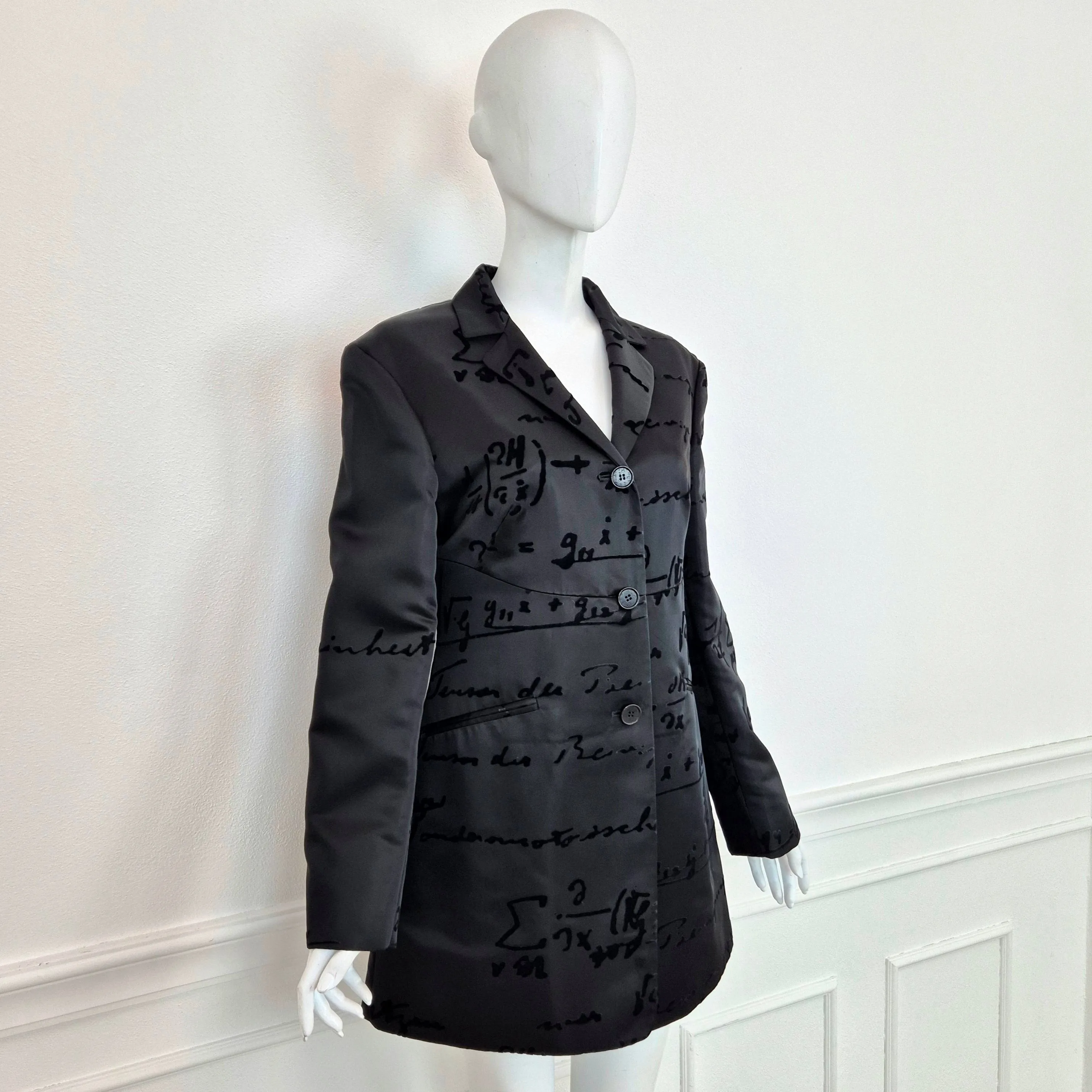 Moschino | Blazer con formule matematiche