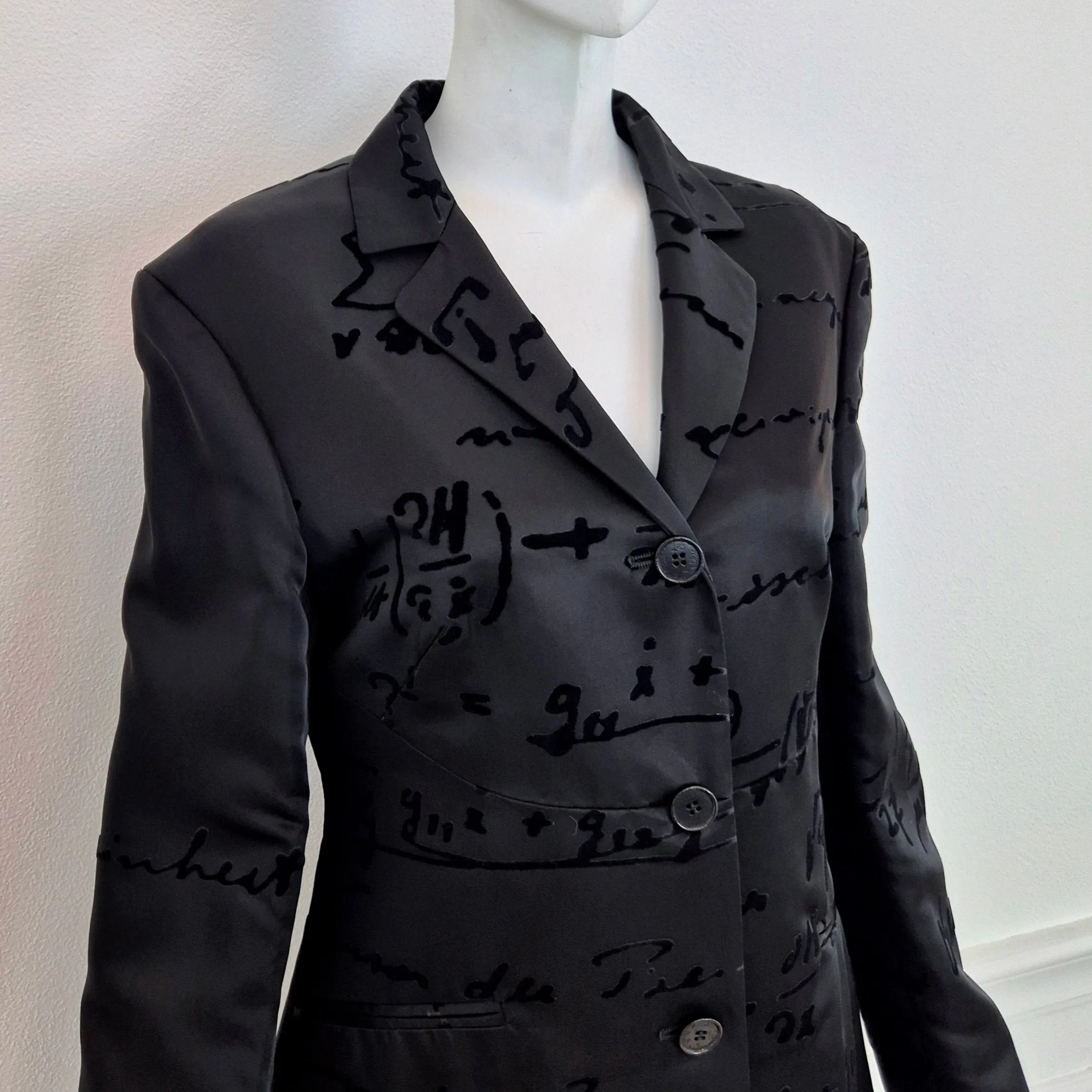 Moschino | Blazer con formule matematiche