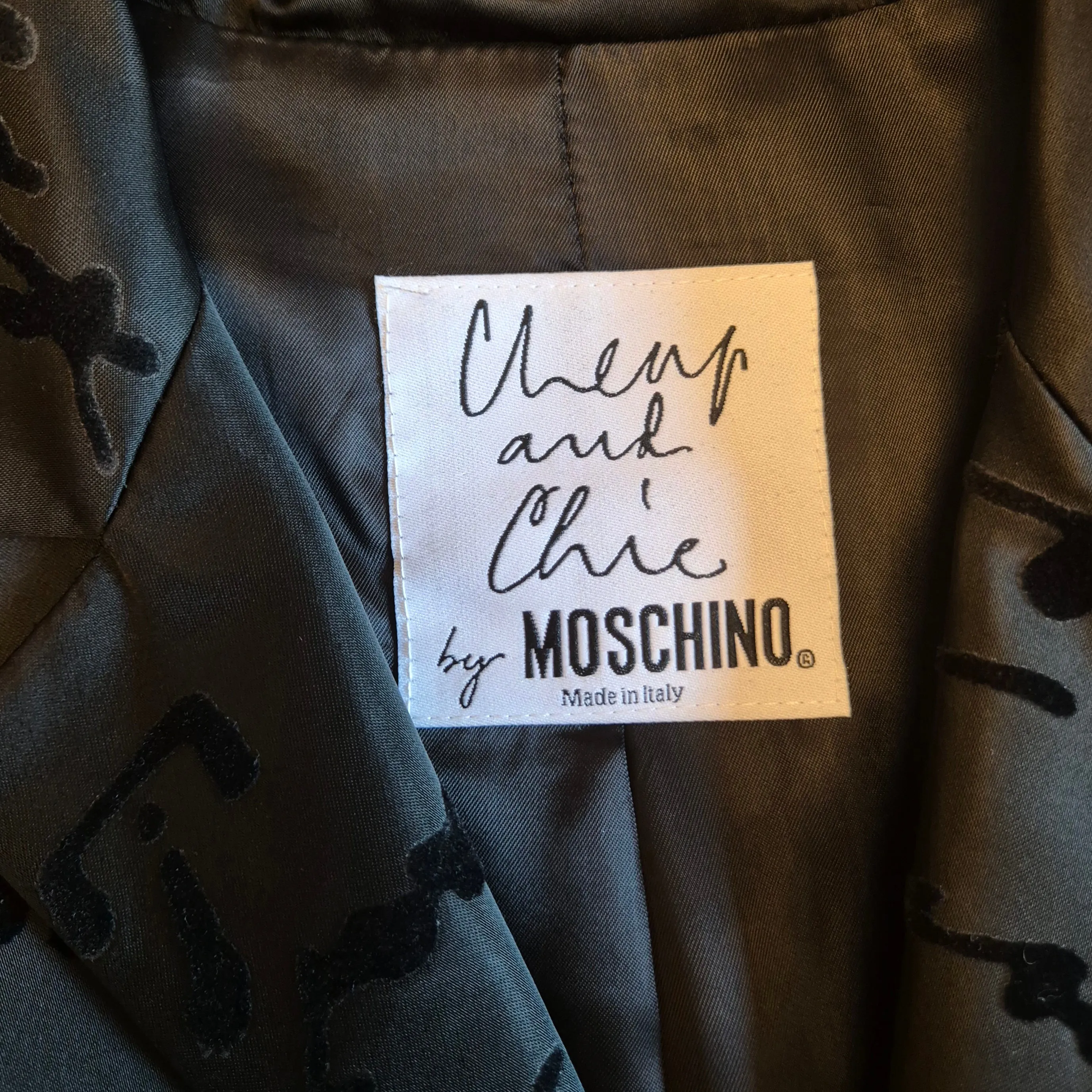 Moschino | Blazer con formule matematiche